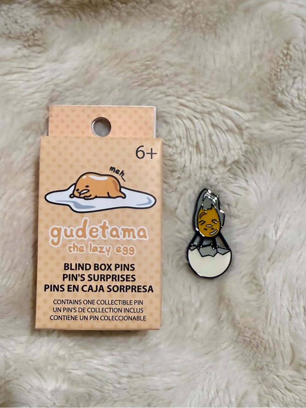 Loungefly Gudetama Things Blind Box Enamel Pin